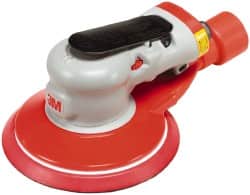 3M - 12,000 OPM, 17 CFM Air Consumption, 90 psi Air Pressure, Palm Air Orbital Sander - Round Pad, - Exact Tooling