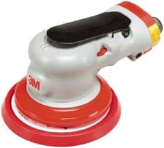 3M - 12,000 OPM, 17 CFM Air Consumption, 90 psi Air Pressure, Palm Air Orbital Sander - Round Pad, - Exact Tooling
