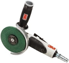 3M - 4-1/2" Wheel Diam, 12,000 RPM, Pneumatic Angle & Disc Grinder - 5/8-11 Spindle, 35 CFM - Exact Tooling
