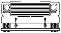 Mag-Mate - 84" Long Suspended Magnetic Sweeper - 5" Wide x 2" High - Exact Tooling