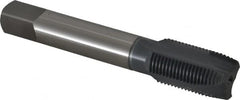 OSG - 3/4-16 UNF, 3 Flute, elektraLUBE Finish, High Speed Steel Spiral Point Tap - Plug Chamfer, Right Hand Thread, 4-1/4" OAL, 2" Thread Length, 3B Class of Fit, Series 105 - Exact Tooling