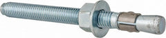 Red Head - 1/2 Inch Diameter, 1/2-13 Inch Thread, 5-1/2 Inch Overall Length, Grade 3, Wedge Expansion Concrete Anchor - Steel, Zinc Plated, 4 Inch Thread Length, Tie Wire Head, 1/2 Inch Drill - Exact Tooling
