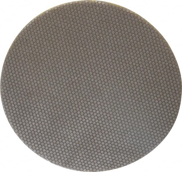 Norton - 2" Diam, 400 Grit Diamond Adhesive PSA Disc - Super Fine Grade, Yellow, Cloth Backing, Flexible - Exact Tooling