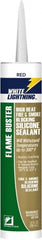 White Lightning - 10 oz Cartridge Red RTV Silicone Caulk - Exact Tooling