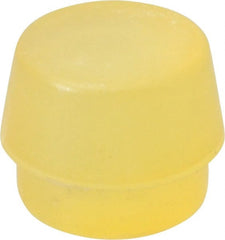 Garland - 1-1/4" Face Diam, Grade Soft, Natural Soft Face Hammer Tip - Urethane - Exact Tooling