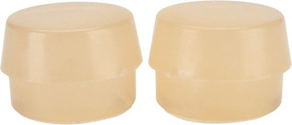Garland - 1-3/4" Face Diam, Grade Soft, Natural Soft Face Hammer Tip - Urethane - Exact Tooling