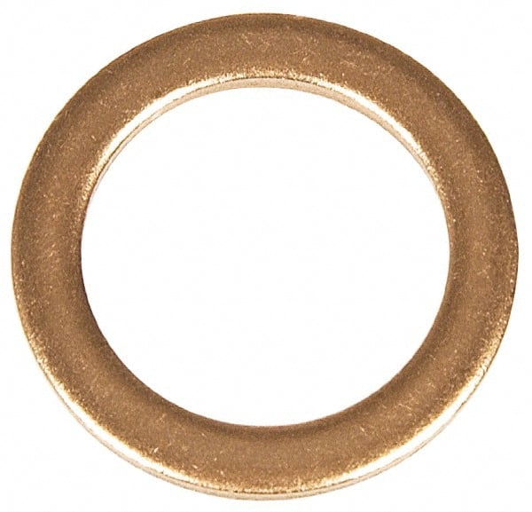 Dorman - 11/16 SO, 3/4 SAE, 3/4" ID x 1-1/16" OD Oil Drain Plug Gasket - 3/32" Thick, Copper - Exact Tooling