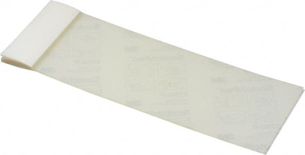 3M - 2" x 6" Clear Rubber Adhesive Sealing Tape - Polypropylene Film Backing, 3.1 mil Thick, 70 Lb Tensile Strength, Series 3750P - Exact Tooling