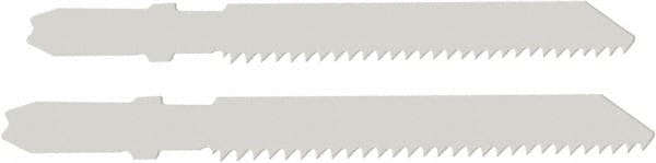 Disston - 3-1/2" Long, 6 Teeth per Inch, Bi-Metal Jig Saw Blade - Toothed Edge, 0.06" Thick, U-Shank, Raker Tooth Set - Exact Tooling