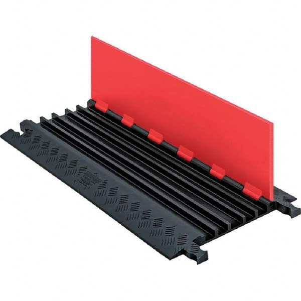 Checkers - On Floor Cable Covers Cover Material: Polyurethane Number of Channels: 5 - Exact Tooling