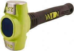 Wilton - 2-1/2 Lb Head, 12" Long Sledge Hammer - Steel Head, Steel Handle with Grip - Exact Tooling