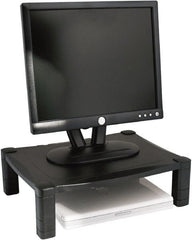 Kantek - Black Adjustable Stand - Use with Monitor, Printer, Laptop - Exact Tooling