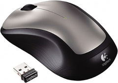 Logitech - Silver Mouse - Use with Windows XP, Vista, 7, 8 - Exact Tooling