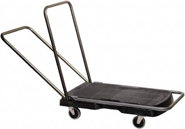 Rubbermaid - 250 Lb Capacity Structural Foam/Steel Platform Truck - Structural Foam Deck, 20-1/2" OAW - Exact Tooling