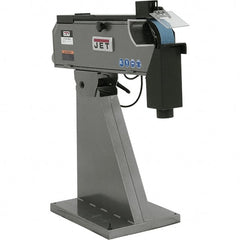 Jet - 79" Long x 3" Wide Belt Grinder - 4 hp, 220 Volts - Exact Tooling