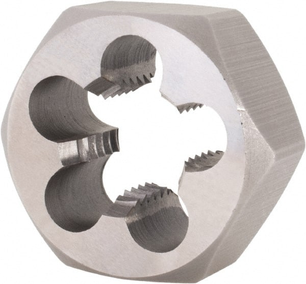 DORMER - M16x2.00 Metric Coarse Thread, Right Hand Thread, Hex Rethreading Die - High Speed Steel, Series F202 - Exact Tooling