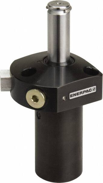 Enerpac - 0.89" Stroke, 0.55 Ton Portable Hydraulic Swing Cylinder - Exact Tooling