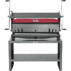 Jet - Combination Roller, Shear & Brake Machines Maximum Mild Steel Shearing Capacity (Gauge): 20 Maximum Mild Steel Bending Capacity (Gauge): 20 - Exact Tooling