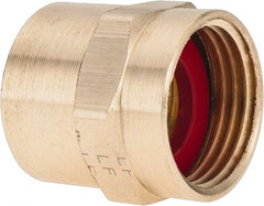 ANDERSON METALS - 3/4 FGHT & 3/4 FPT Garden Hose Female x FIP - Lead Free Brass, Female Hose to Female Pipe Connector - Exact Tooling