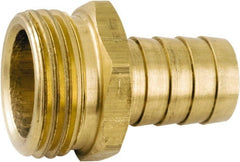 ANDERSON METALS - 3/4 GHT Garden Hose Barb x Male - Lead Free Brass, Male Hose to Barb Connector - Exact Tooling