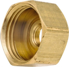 ANDERSON METALS - 3/4 FGHT & 1/8 FPT Garden Hose Female x FIP - Lead Free Brass, Female Hose to Female Pipe Connector - Exact Tooling