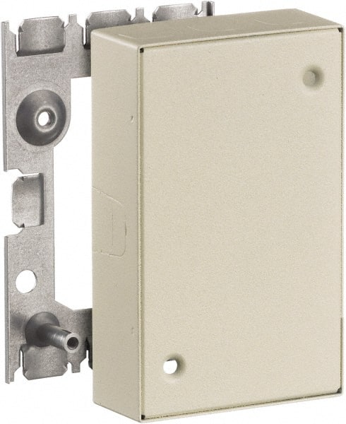 Hubbell Wiring Device-Kellems - 2.82 Inch Long x 1.13 Inch Wide x 4.54 Inch High, Rectangular Raceway Box - Ivory, For Use with HBL500 Series Raceways and HBL750 Series Raceways - Exact Tooling