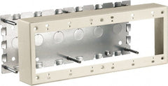 Hubbell Wiring Device-Kellems - 11.89 Inch Long x 1-3/4 Inch Wide x 4.54 Inch High, Rectangular Raceway Box - Ivory, For Use with HBL500 Series Raceways and HBL750 Series Raceways - Exact Tooling