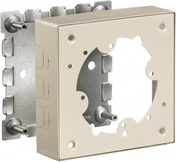 Hubbell Wiring Device-Kellems - 4.64 Inch Long x 1.38 Inch Wide x 4.54 Inch High, Rectangular Raceway Box - Ivory, For Use with HBL500 Series Raceways and HBL750 Series Raceways - Exact Tooling