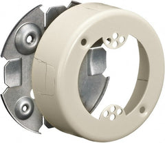 Hubbell Wiring Device-Kellems - 3 Inch Wide x 1.02 Inch High, Round Raceway Box - Ivory, For Use with HBL500 Series Raceways and HBL750 Series Raceways - Exact Tooling