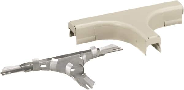 Hubbell Wiring Device-Kellems - 5.55 Inch Long x 0.9 Inch Wide x 3.16 Inch High, Raceway Fitting - Ivory, For Use with HBL500 Series Raceways and HBL750 Series Raceways - Exact Tooling