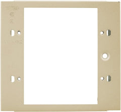 Hubbell Wiring Device-Kellems - 4.32 Inch Long x 4-3/4 Inch High, Rectangular Raceway Plate - Ivory, For Use with HBL4700 Series Raceways and HBL4750 Series Metal Raceways - Exact Tooling