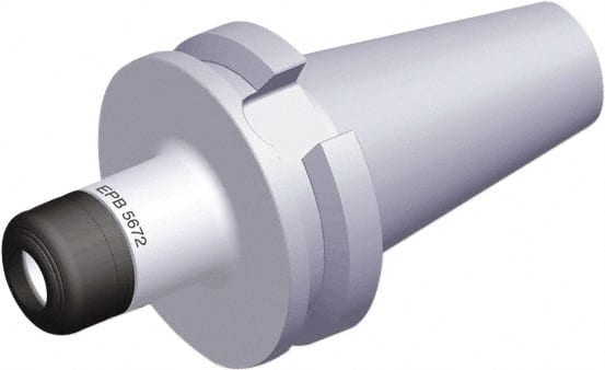 Seco - BT30 Taper Shank 7mm Hole End Mill Holder/Adapter - 16mm Nose Diam, 50mm Projection, Through Coolant - Exact Tooling