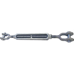 Crosby - Turnbuckles; Type: Jaw & Jaw ; Working Load Limit (Lb.): 10000 ; Thread Diameter (Inch): 1 ; Take Up (Inch): 12 ; Body Length (Inch): 6-3/32 ; Closed Length (Inch): 27-11/64 - Exact Tooling