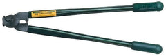 Greenlee - 28" OAL, 7/16" Capacity, Cable Cutter - Rubber Handle - Exact Tooling