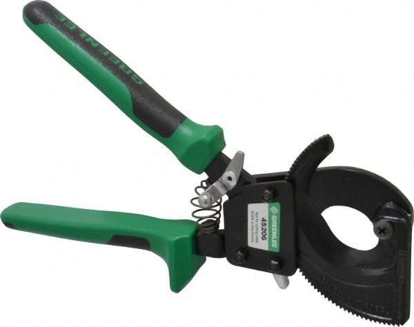 Greenlee - 10" OAL, 1-3/8" Capacity, Cable Cutter - Molded Plastic Handle - Exact Tooling