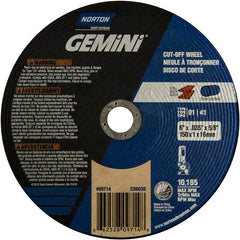 150 mm × 1 mm × 5/8″ Gemini Circular Saw Cut-Off Wheel U57A 60 O Type 01/41 - Exact Tooling