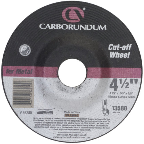 7″ × 1/4″ × 5/8″-11 T27 Carbo White A24 Grit Depressed Center Wheel - Exact Tooling