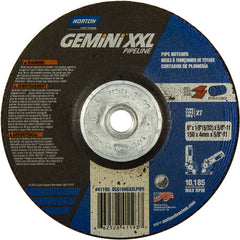 6″ × 5/32″ × 5/8″ Gemini Non-Woven Depressed Center Wheel Type 27 - Exact Tooling