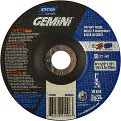 6″ × 3/32″ × 7/8″ Gemini Non-Woven Depressed Center Wheel Type 27 30 Grit - Exact Tooling
