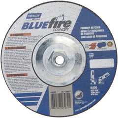 7″ × 1/8″ × 5/8″ BlueFire Non-Woven Depressed Center Wheel Type 27 Zirconia Alumina / Aluminum Oxide - Exact Tooling