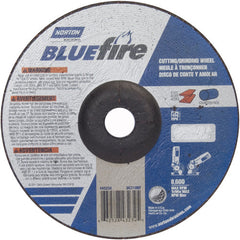 7 × 1/8 × 7/8″ BlueFire Grinding Wheel ZA 30 U Type 27 - Exact Tooling