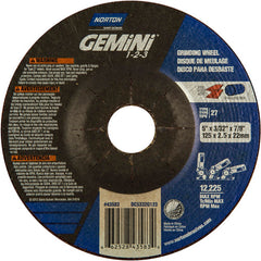5″ × 20.0″ × 22.23 ″ Gemini Non-Woven Depressed Center Wheel Type 27 46 Grit - Exact Tooling