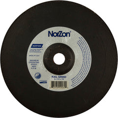 9″ × 1/4″ × 7/8″ NorZon III Non-Woven Depressed Center Wheel Type 27 - Exact Tooling
