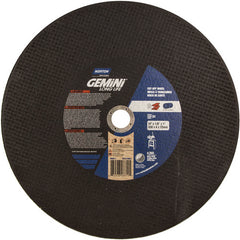 14″ × 1/8″ × 1″ Gemini Stationary Saw Cut-Off Wheel Aluminum Oxide - Exact Tooling
