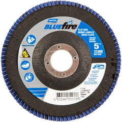5 × 7/8″ BlueFire Fiberglass Conical Flap Disc Type 29 P80 Grit R884P Zirconia Alumina - Exact Tooling