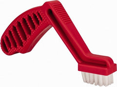 3M - 6 Rows x 4 Columns Parts Brush - 9" OAL, 5/8" Trim Length, Plastic Pistol Handle - Exact Tooling