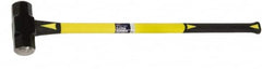Ability One - 10 Lb Head, 48" Long Sledge Hammer - Steel Head, Fiberglass Handle with Grip - Exact Tooling