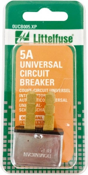 Value Collection - Circuit Breakers Circuit Breaker Type: Type I Circuit Breaker Amperage: 5 - Exact Tooling