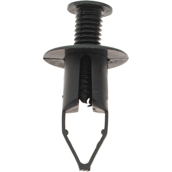 Value Collection - 9mm Hole Diam, Arrow Shank, Nylon Panel Rivet - 23mm Length Under Head, 9mm Material Thickness - Exact Tooling