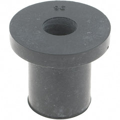 Value Collection - 3/8-16, 1-1/4" Diam Flange, Rubber Insulated Rivet Nut - Neoprene, 7/8" Long - Exact Tooling